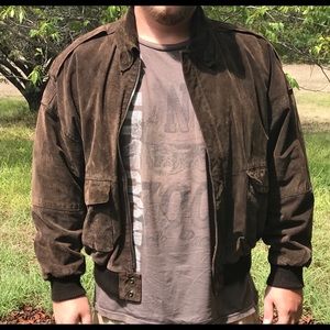 Middlebrook Park Leather Bomber Jacket